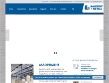 Tablet Screenshot of baustoff-metall.nl