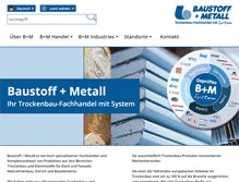 Tablet Screenshot of baustoff-metall.com