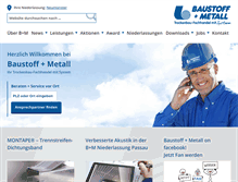 Tablet Screenshot of baustoff-metall.de